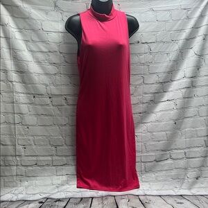 Elegant Saints 21 Coral Sleeveless Dress. NWT